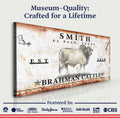 Brahman Cattle Sign III by Tailored Canvases