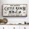 Branded Cattle Ranch Sign by Tailored Canvases