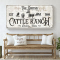 Branded Cattle Ranch Sign III by Tailored Canvases