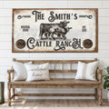 Branded Cattle Ranch Sign IV by Tailored Canvases