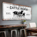 Branded Cattle Ranch Sign V by Tailored Canvases