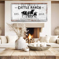 Branded Cattle Ranch Sign V by Tailored Canvases
