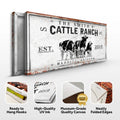 Branded Cattle Ranch Sign V by Tailored Canvases