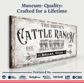 Branded Cattle Ranch Sign VI by Tailored Canvases