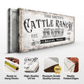 Branded Cattle Ranch Sign VI by Tailored Canvases