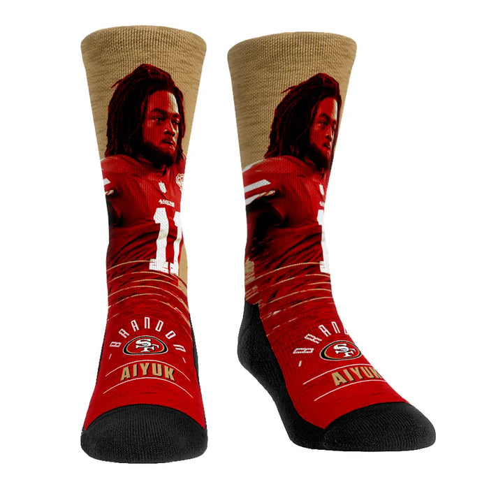 Brandon Aiyuk - San Francisco 49ers - Jumbotron by Rock 'Em Socks