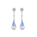 Aurora Borealis Crystal Drop Earrings made with Swarovski Elements by DailySale