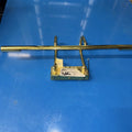 Brass Picture Frame Light, Hardwired Wall Mount, for Art or Mirror by Price Is Right Miami