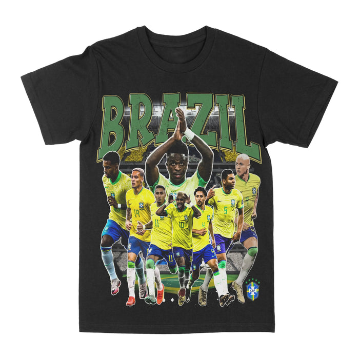 Brazil Soccer Graphic Tee by Obsessed with graphic tees