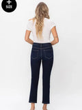 Brea Curvy Ankle Slim Straight Jeans by Boutique 23