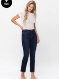 Brea Curvy Ankle Slim Straight Jeans by Boutique 23
