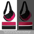 Breathable Mesh Travel Safe Sling Bag Carrier for Pets by DailySale