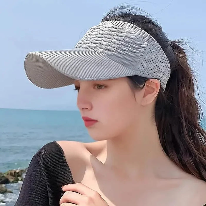Breathable Sun Visor Cap for Outdoor Sports by DailySale