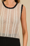 Breezy Knit Sleeveless Top by Boutique 23
