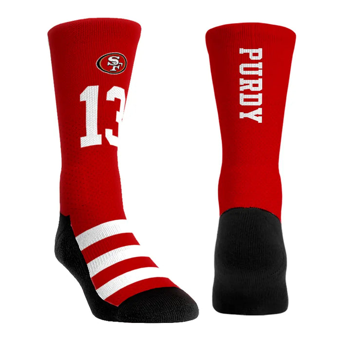 Brock Purdy - San Francisco 49ers - Jersey (Red) by Rock 'Em Socks