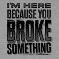 Broke Something - Safety Yellow T-Shirt by Armed American Supply