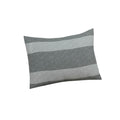 Brooklyn Flat Herringbone Wide Striped Grey Comforter Set by DailySale