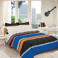 Brooklyn Flat Rugby Stripe Bed-in-a-Bag Set by DailySale
