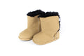 Brown Faux-Fur Barefoot Boot Topper | Ozznek Removable Sole Shoes by ozznekshoes