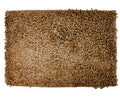 DaDa Bedding Coffee Brown Shaggy Soft Chenille Noodle Carpet Rug Bath Mat by DaDalogy Bedding Collection