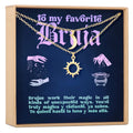 Bruja Sun and Moon Pendants Necklace Set by Dear Ava