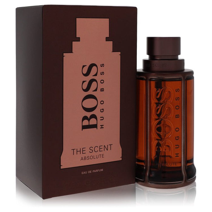 Boss The Scent Absolute by Hugo Boss Eau De Parfum Spray 3.3 oz for Men by Avera Group