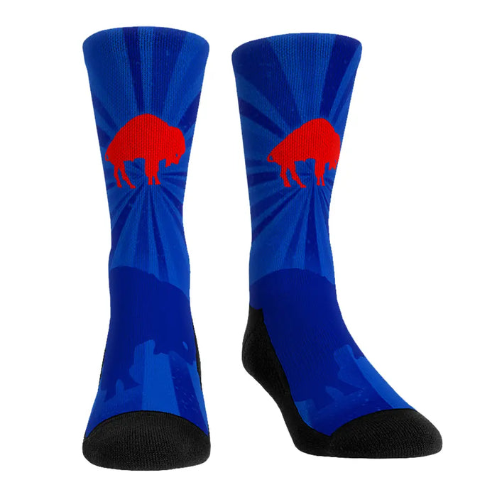 Buffalo Bills - Throwback Swirl by Rock 'Em Socks