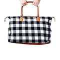 Buffalo Check Tote Weekender Bag Purse by DailySale
