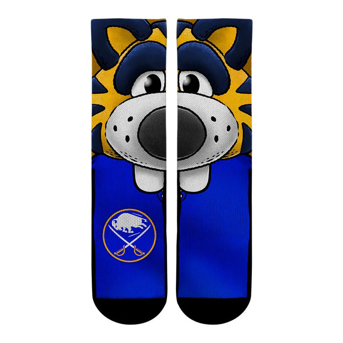 Buffalo Sabres - Split Face Mascot by Rock 'Em Socks