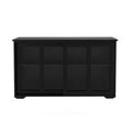 Buffet Sideboard with Sliding Glass Door and Adjustable Shelf by DailySale