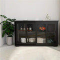 Buffet Sideboard with Sliding Glass Door and Adjustable Shelf by DailySale