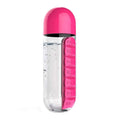 Built-in Pill Organizer 600ml Water Bottle by DailySale