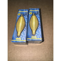 Bulbrite Spunlite 25W 130V Amber Candelabra Light Bulb (2-Pack) by Price Is Right Miami