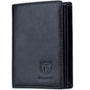 Bullcaptain Large Capacity Genuine Leather Bifold Wallet/Credit Card Holder
