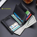 Bullcaptain Large Capacity Genuine Leather Bifold Wallet/Credit Card Holder by DailySale