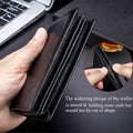 Bullcaptain Large Capacity Genuine Leather Bifold Wallet/Credit Card Holder by DailySale