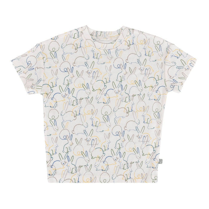 Boxy Toddler Tee | bunnies by Finn + Emma