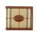 Burberry Brown Check Leather Bifold Wallet #3815 by Bolt Boutique