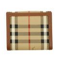 Burberry Brown Check Leather Compact Wallet #3811 by Bolt Boutique