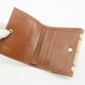 Burberry Brown Check Leather Compact Wallet #3811 by Bolt Boutique