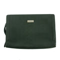 Burberry Green Leather Vintage Clutch Bag #3165 by Bolt Boutique