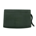 Burberry Green Leather Vintage Clutch Bag #3165 by Bolt Boutique