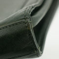 Burberry Green Leather Vintage Clutch Bag #3165 by Bolt Boutique