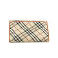 Burberry Tartan Check Orange Leather Wallet #3725 by Bolt Boutique