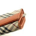 Burberry Tartan Check Orange Leather Wallet #3725 by Bolt Boutique