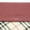 Burberry Tartan Check Red Leather Long Wallet #3724 by Bolt Boutique