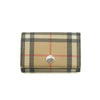 Burberry Vintage Black Check Trifold Compact Wallet #3958