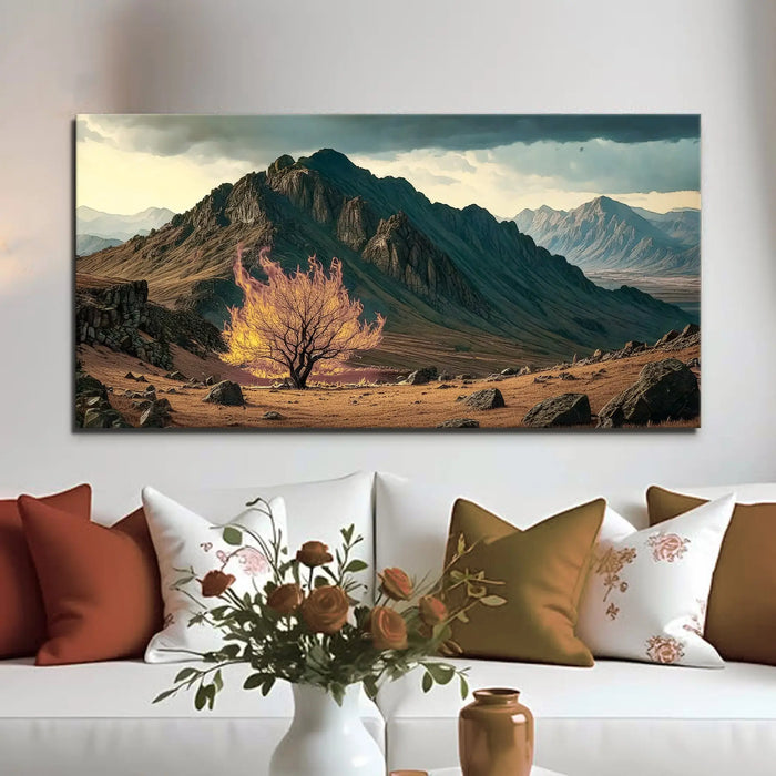 Burning Bush - Faith Wall Art VI by Tailored Canvases