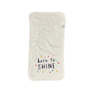 burp cloth | born to shine