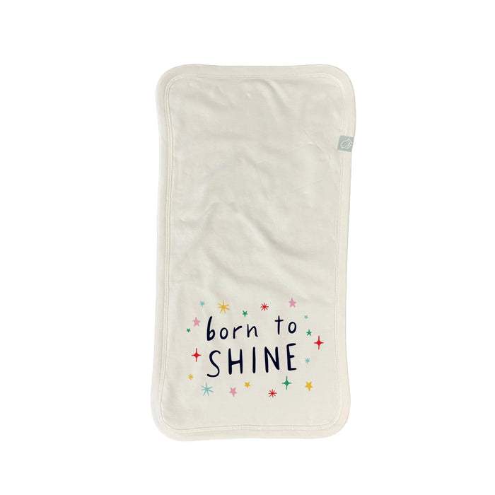 burp cloth | born to shine by Finn + Emma